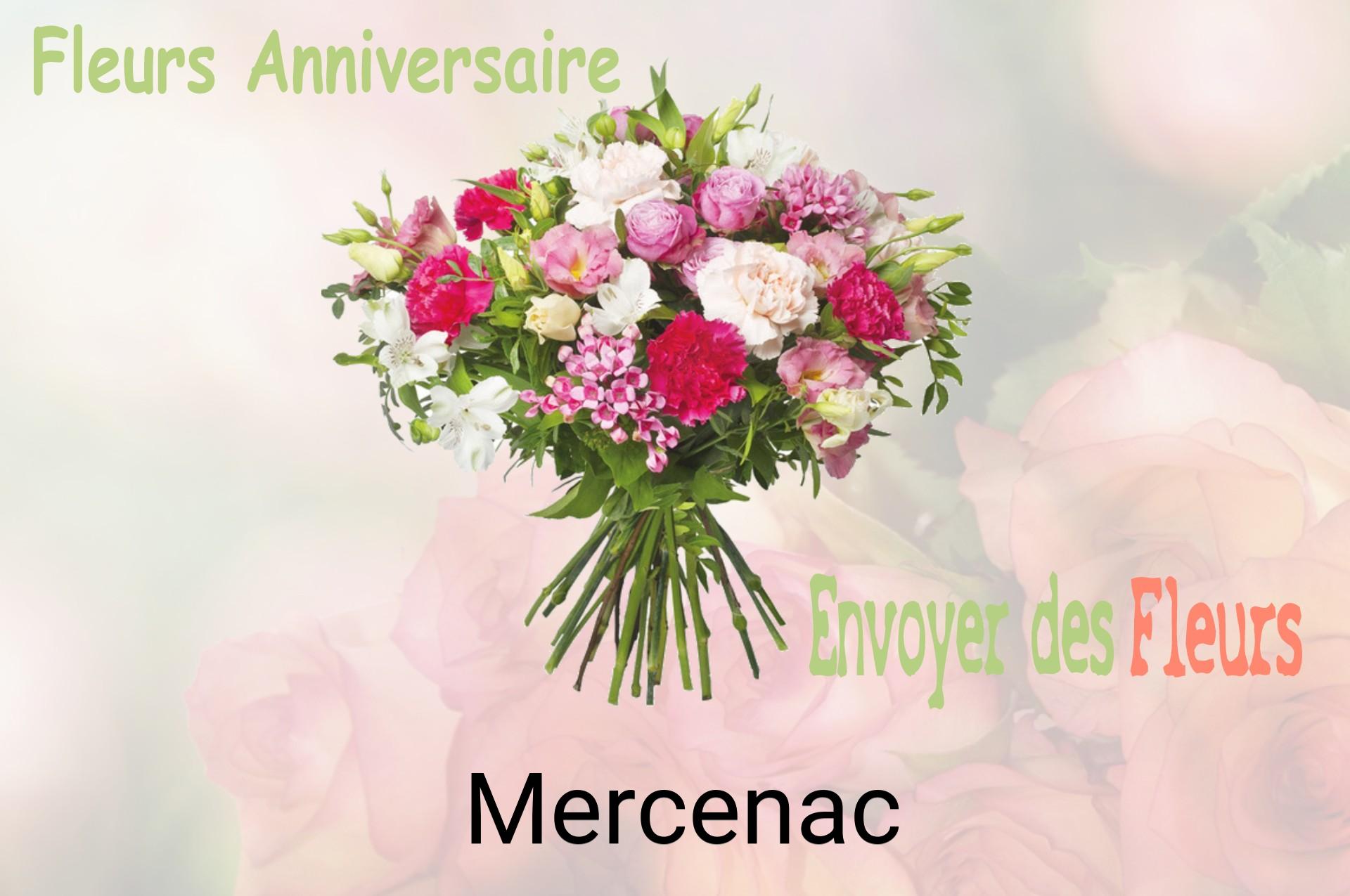 Bouquet de fleurs d’anniversaire livré à Mercenac